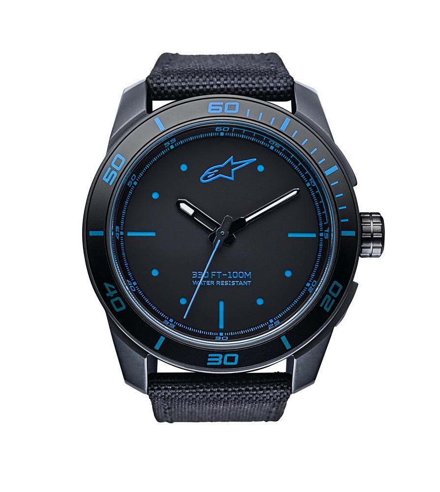 Tech Watch 3 Matte Black PVD Black Blue Raceshop