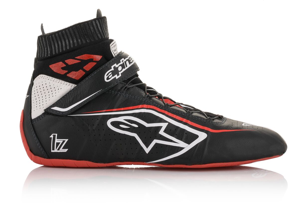 Alpinestars Tech 1 Z V2 Shoes Black White Red 40.5 Raceshop